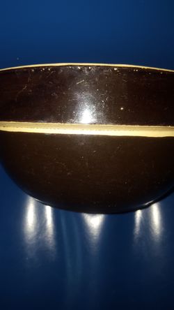 vintage crock bowl
