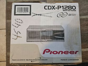 PIONEER CDX-P1280 MULTI-CD PLAYER
