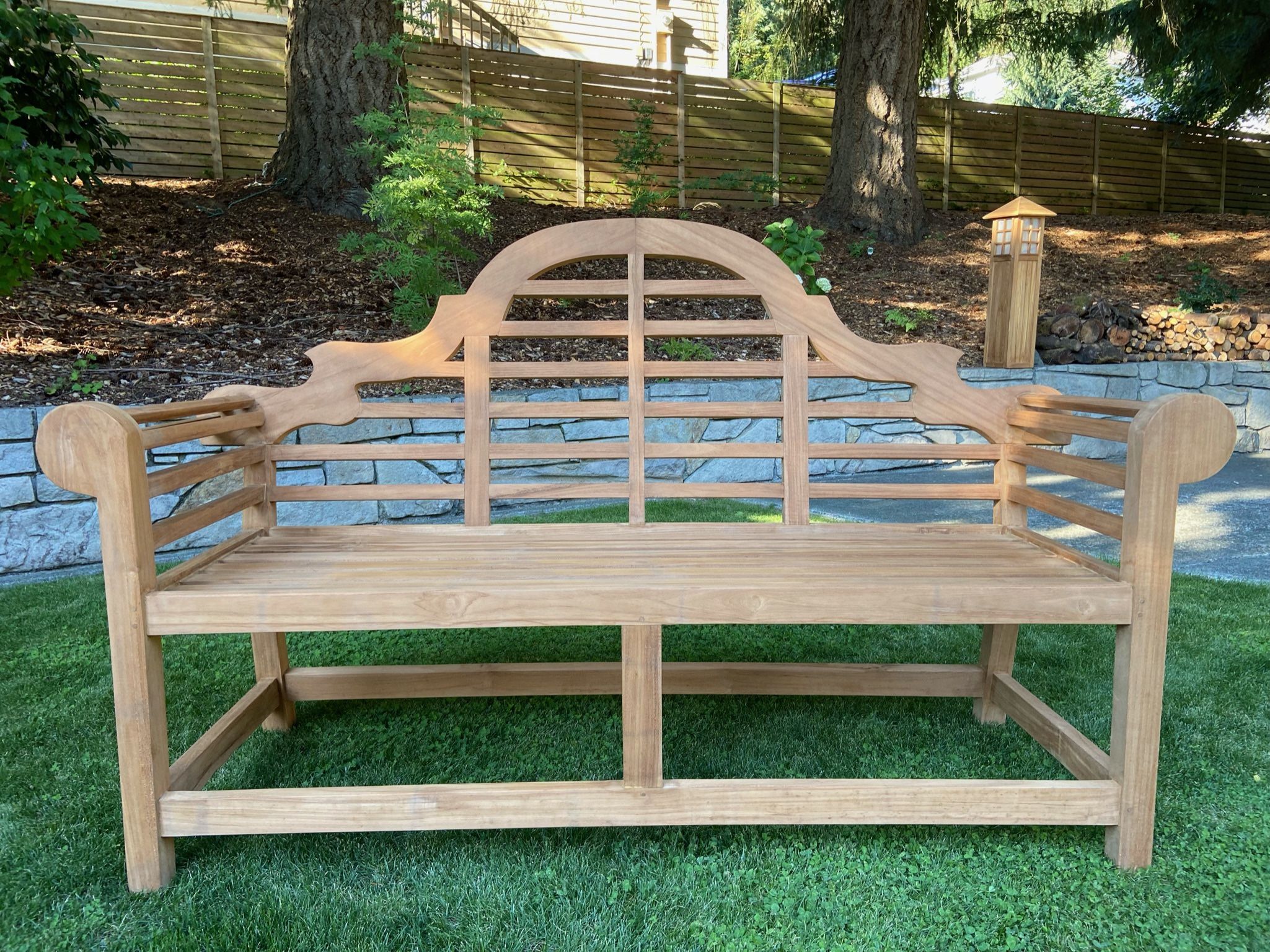 Teak Patio Garden Benches (new)
