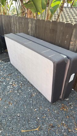 Two box springs - used