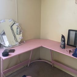 Pink Desk