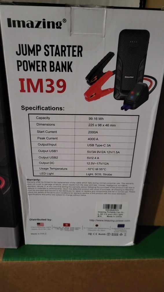 Imazing Jump Starter 4000A