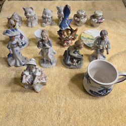 Assorted figurines.