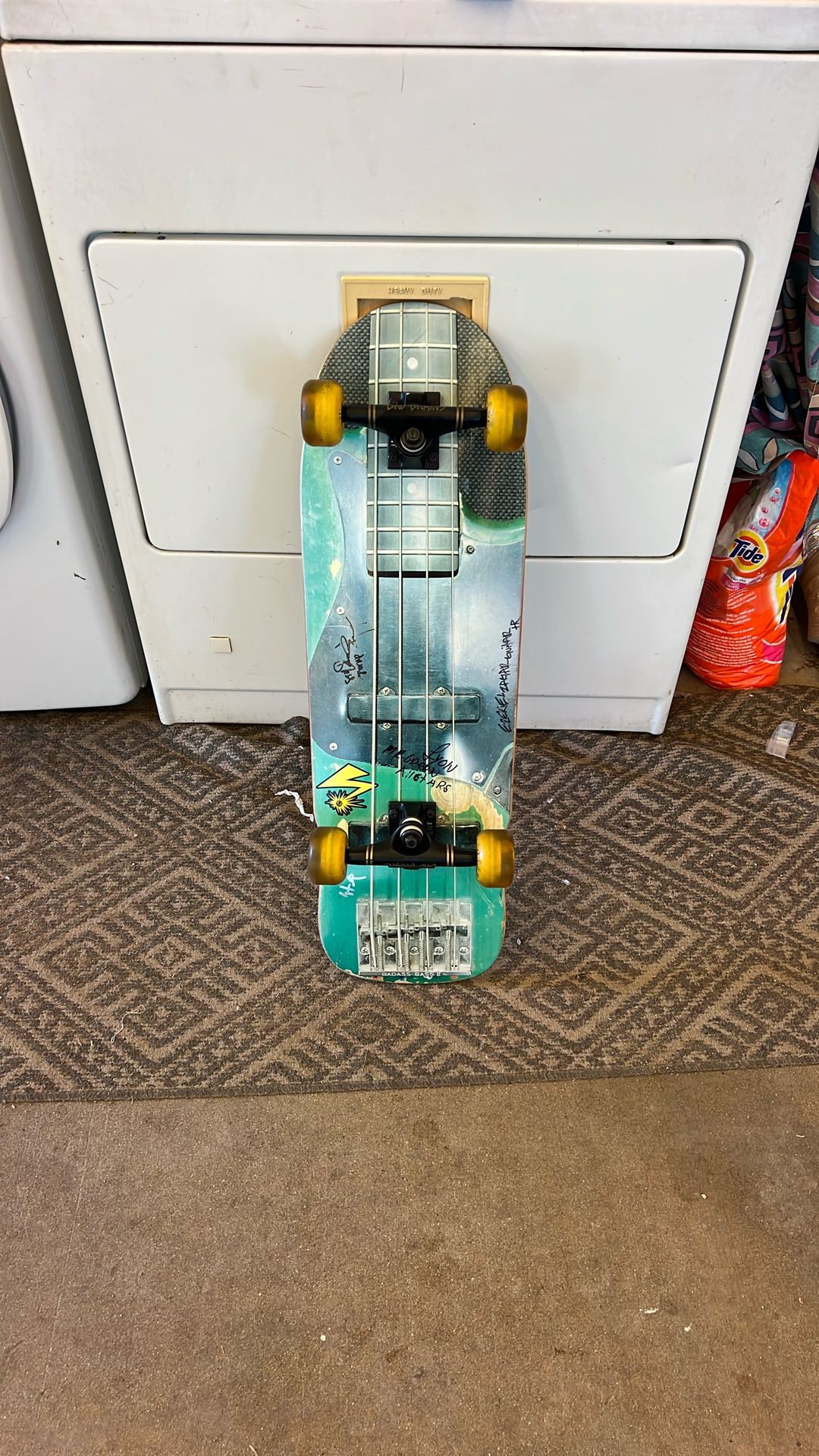 Autographed Bad Brains Skateboard