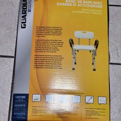 Guardian Bath Bench With Back And Arms