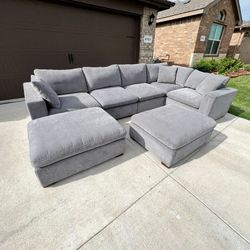 Super Comfy Sectional With Ottoman