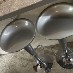 Silver Bar Stools
