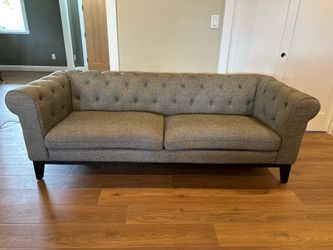 Tufted couch