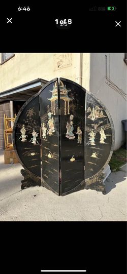 Vintage coromandel room divider
