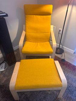 IKEA  chair / ottoman
