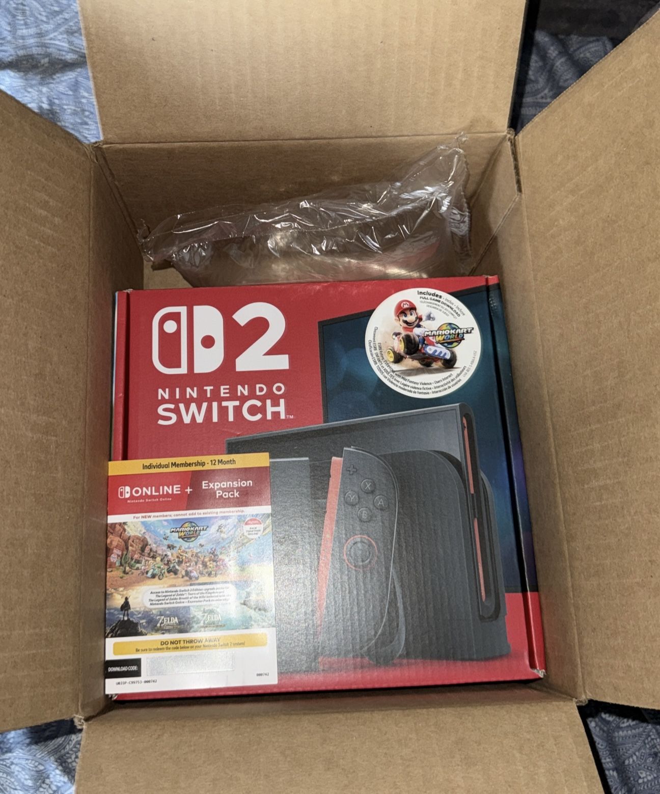 Nintendo Switch 2 + Mario Kart World Bundle