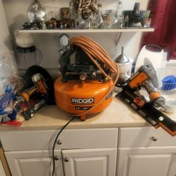 Ridgid Air Compressor Nailgun And Finisher