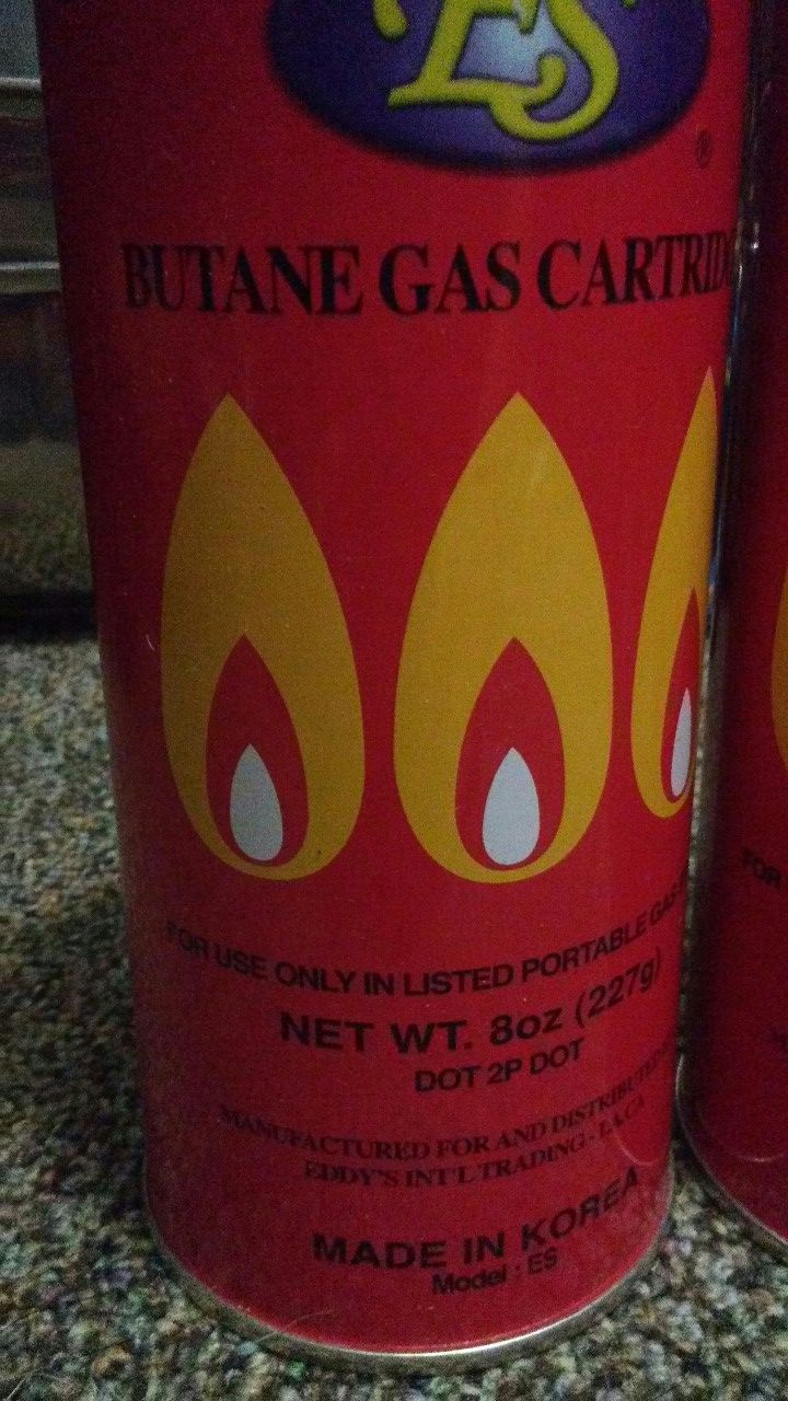 Butane Gas Cartridges PICK UP