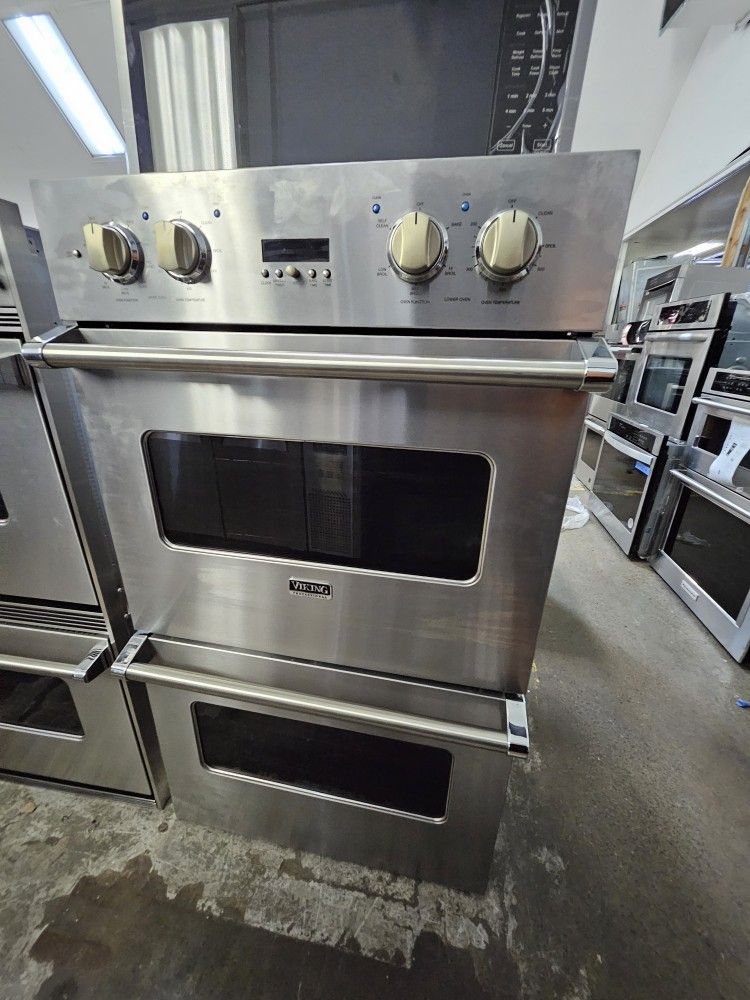30" VIKING DOUBLE OVEN STAINLESS STEEL 