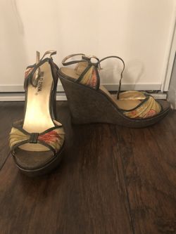 Floral Wedges (heels)