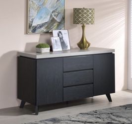 Black console table