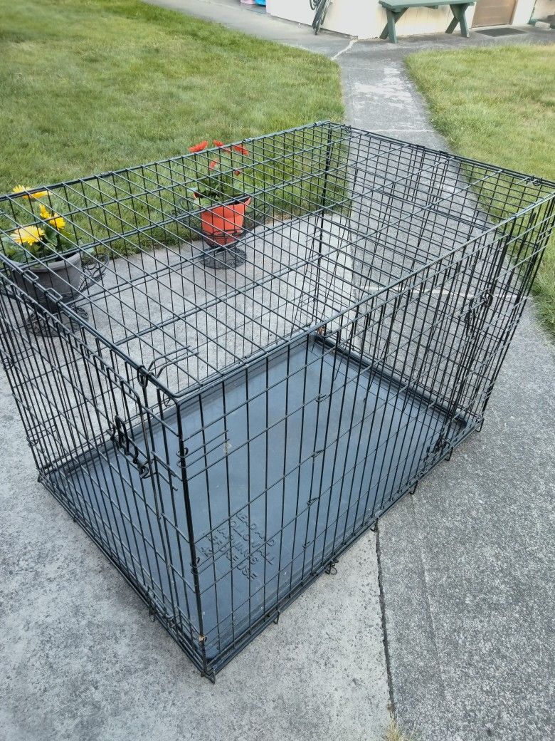 Wire Dog Crate X Large 2 Door