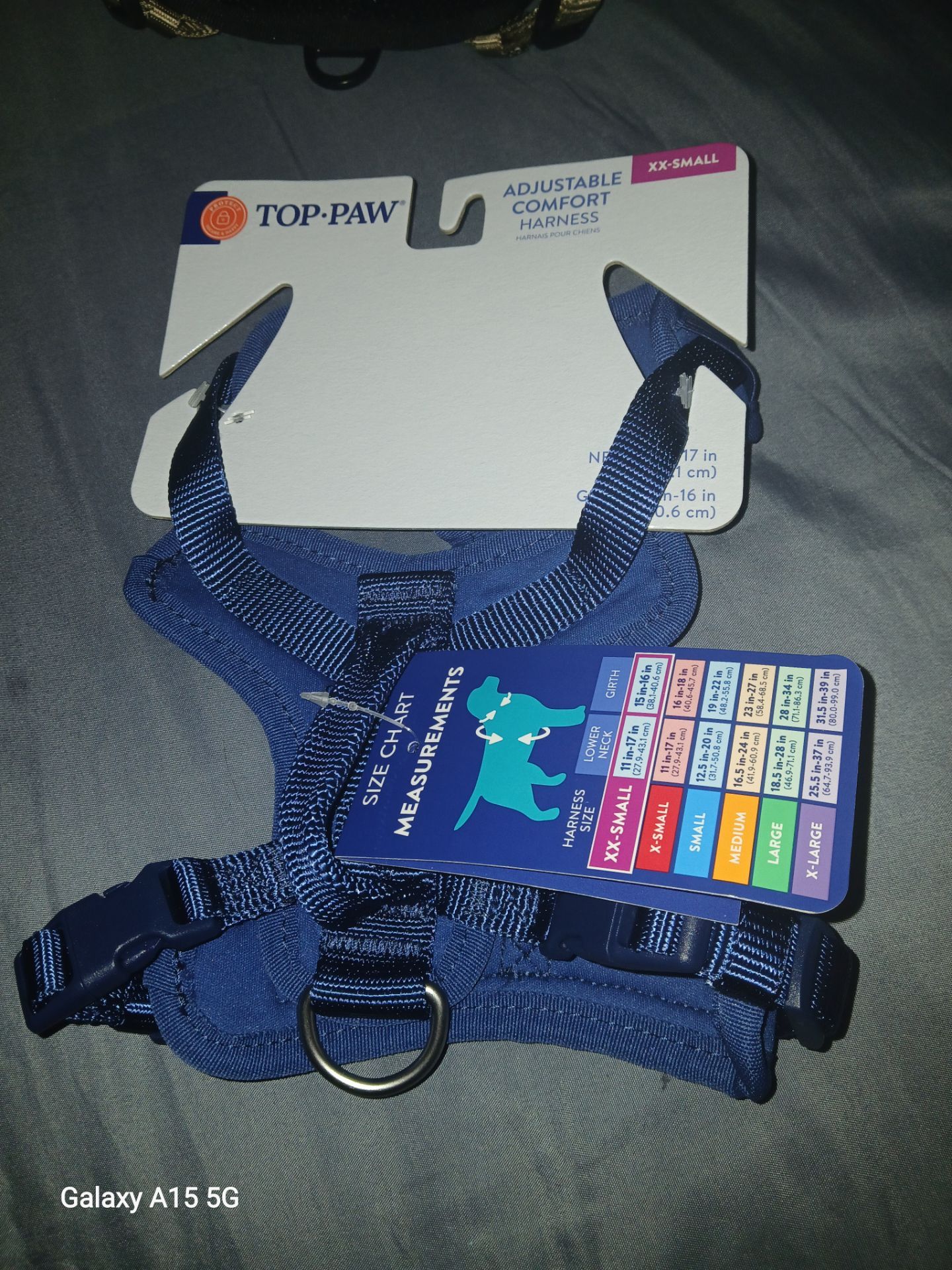 Brand new top dog, xx Small dog harness