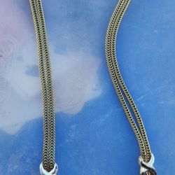 Vintage Pendant Chain Gold Tone Necklace 