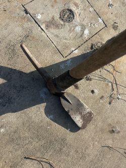 Pick to break concrete