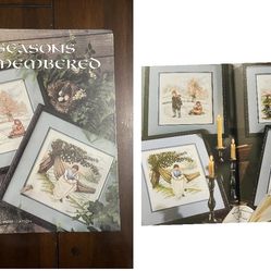 Seasons Remembered Cross Stitch Book