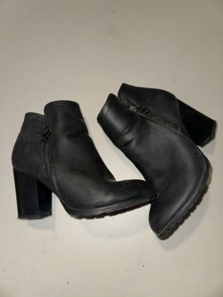 black high heels