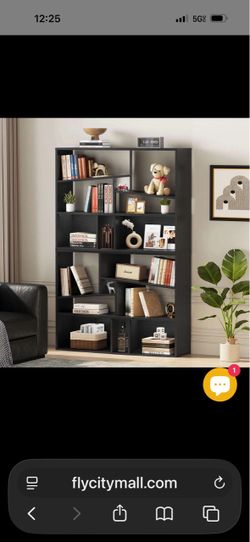 bookshelf, display cabinet, TV stand, or sideboard, suitable for living rooms, bedrooms, home offices, and more. Each open cube holds up to 60 lbs. (S
