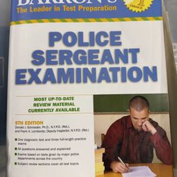 Barrons Police Sergeant Exam 5th Edition 