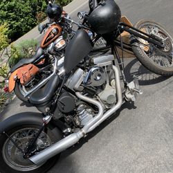 Custom Harley Bobber 2010 80” Evo