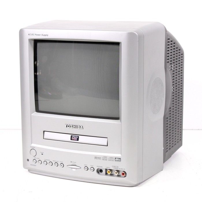 Toshiba MD9DM1R 9" CRT TV DVD Combo Portable Gaming Television (2002)