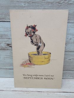 Vintage Used Americana Postcard 