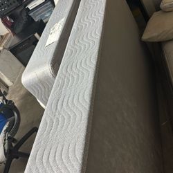 Two twin size box springs