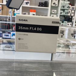 Sigma 35mm F1.4 DG