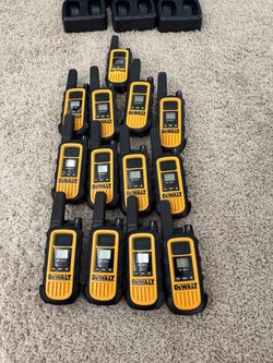 DeWalt IP-67 Two-Way Radios – Lot of 10