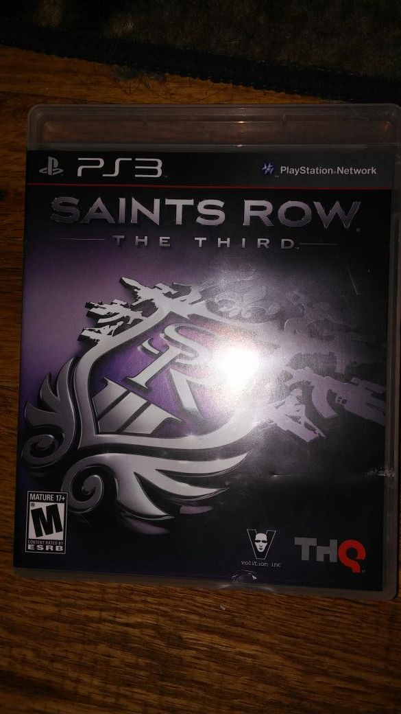 PS3 SAINT ROW 3