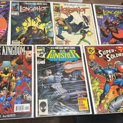 Comic Book Lot With Keys Punisher #1 & More!