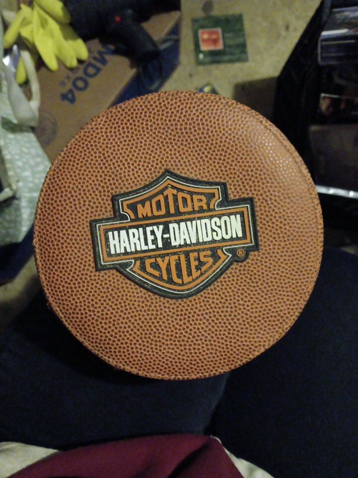 Used Harley Davidson Cd Case Rare Orange $15