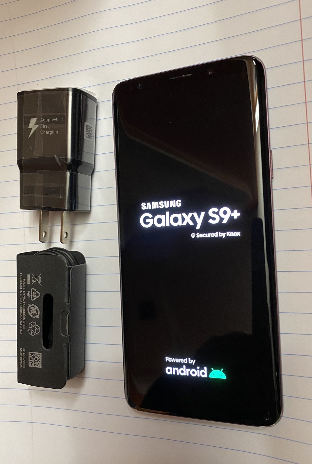 Samsung galaxy s9 plus (128Gb)unlocked Sold with store warranty
