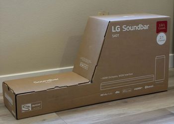 New in box LG S40T Soundbar 2.1 Channel