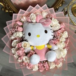 Hello Kitty Pink White Bouquet
