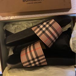 Burberry Slides (Size 11) 