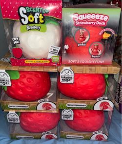 Strawberry and cherry squishies
