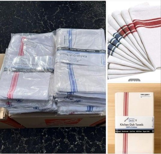 Kitchen Dish Towel Set of 12