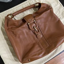 Burberry Leather Buckle Bag