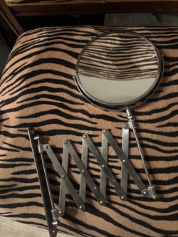 Wall-Mount Extendable Vanity Mirror Chrome