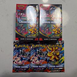 Pokemon Chaos Rising Booster Bundles & Booster Packs
