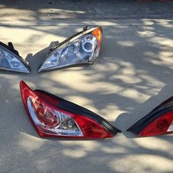 2011 Hyundai Genesis Coupe Headlights and Tail Lights