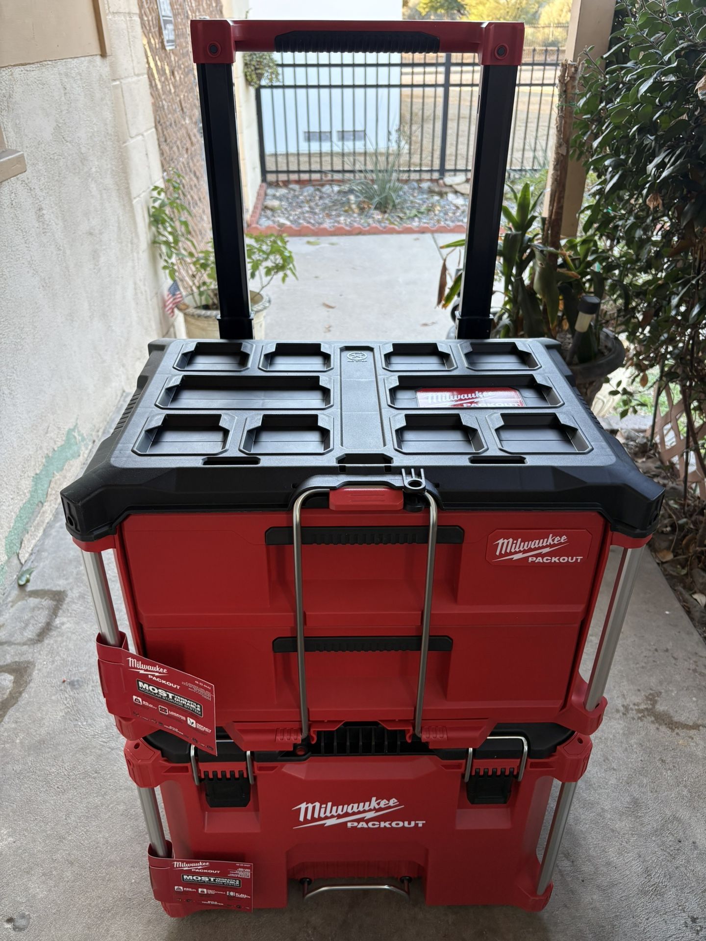 Milwaukee Packout Rolling Tool Box. 48-22-8427/ (2) Drawer Tool. Box 48-22-8442