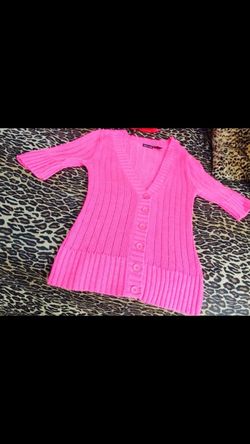 Wet Seal cardigan sz M 100% acrylic euc