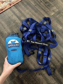 Hammock set (blue double hammock)